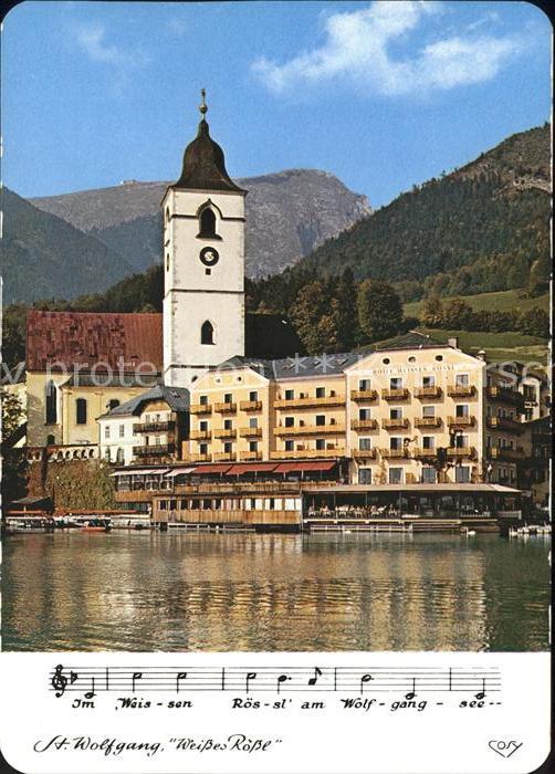 St Wolfgang Wolfgangsee Hotel Weisses Roessl Schafberg