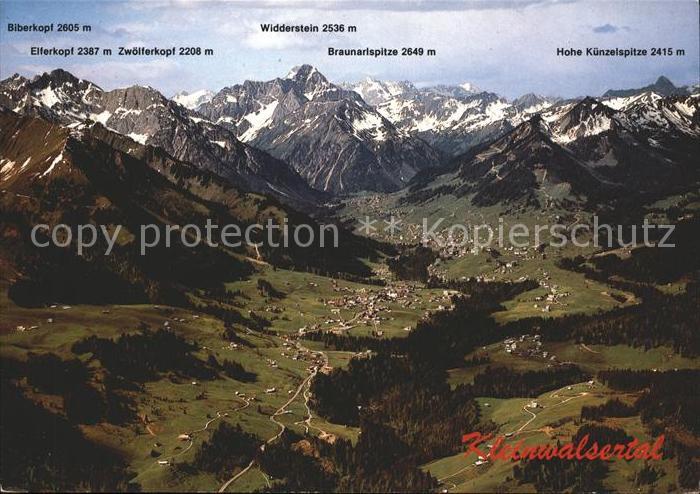 Kleinwalsertal Biberkopf Elferkopf Zwoelferkopf Widderstein Braunarlspitze