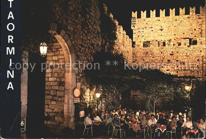Taormina Sizilien Cafe de Paris Terrazza