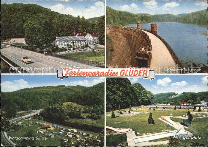 Glueder Solingen Cafe Parkrestaurant Ferienparadies Glueder Solinger Talsperre M