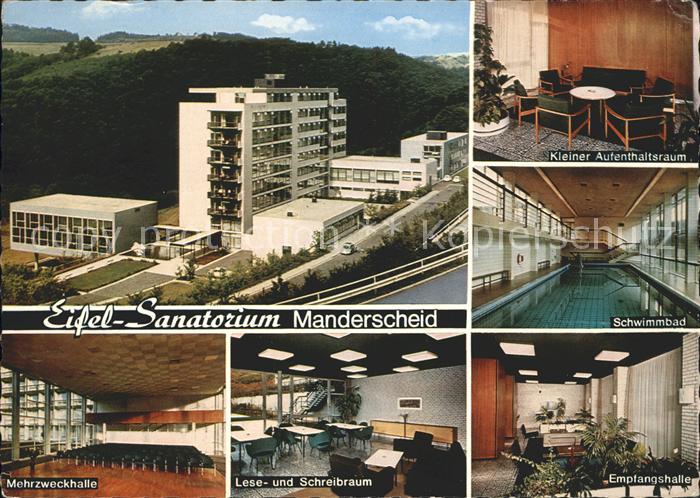 Manderscheid Eifel Eifel Sanatorium Schwimmbad Kleiner Aufenthaltsraum Lese Schr