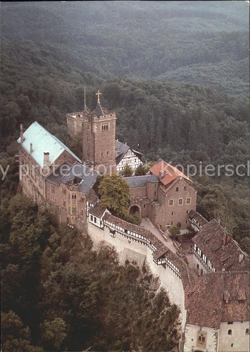 Wartburg Eisenach Fliegeraufnahme
