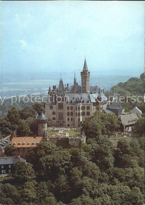 Wernigerode Harz Schloss Fliegeraufnahme Feudalmuseum