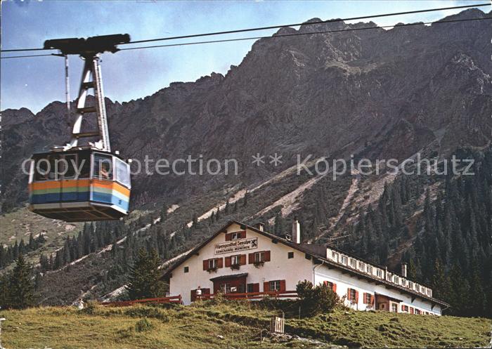 Oberstdorf Berggasthof Seealpe Nebelhornbahn