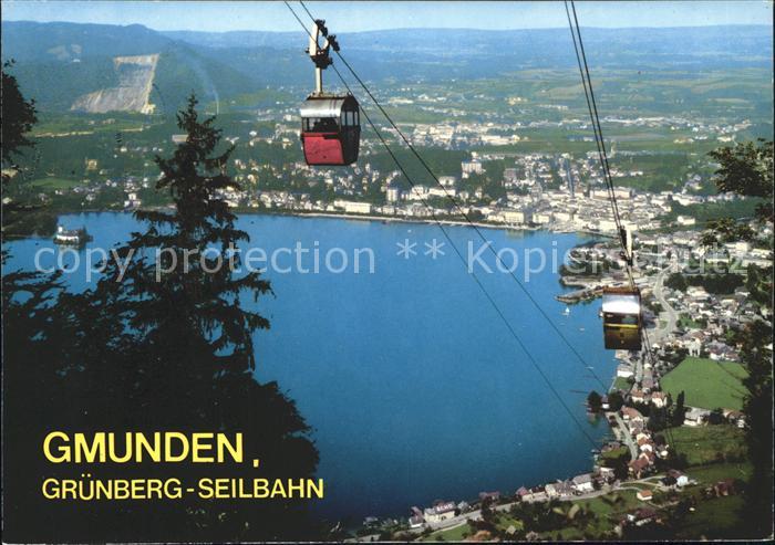 Gmunden Salzkammergut Gruenberg Seilbahn
