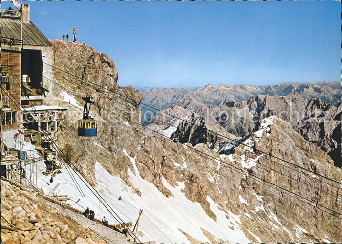 Wetterstein Zugspitzgipfel Gipfelseilbahn Karwendel Hohe Tauern