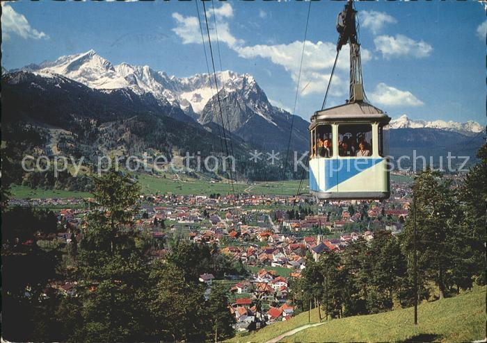 GARMISCH-PARTENKIRCHEN Bayern Wankbahn Zugspitzgruppe