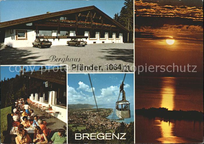 Bregenz Vorarlberg Berghaus Pfaender Berghaus Pfaenderbahn