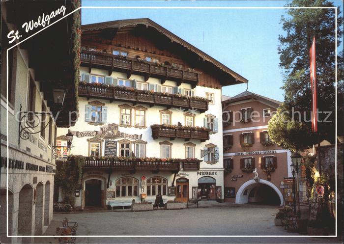 St Wolfgang Wolfgangsee Marktplatz Hotel Post Romantikhotel Im Weissen Roessli