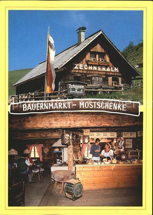 Innerkrems Krems Kaernten Nockalmstrasse Bauernmarkt Mostschenke