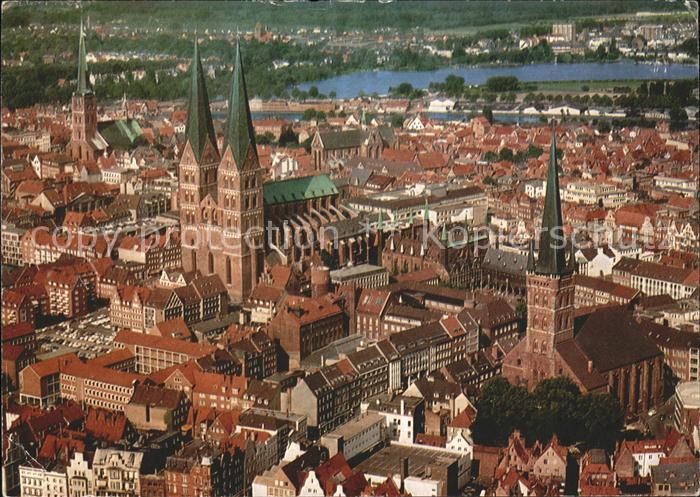 LueBECK CITY Fliegeraufnahme