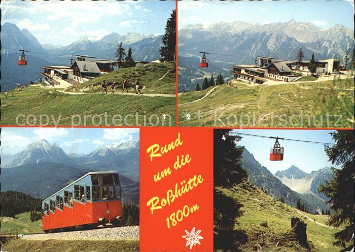 Rosshuette Hohe Munde Wettersteingebirge Standseilbahn Reitherspitze Seefeld
