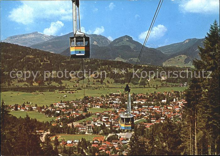 Oberstdorf Nebelhorn Grosskabinen Seilbahn Hoh Ifen