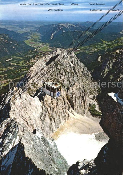 Zugspitze Loisachtal Garmisch-Partenkirchen Waxenstein Wank Luftseilbahn