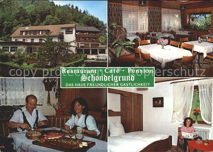 Hornberg Schwarzwald Gasthof Pesion Schondelgrund