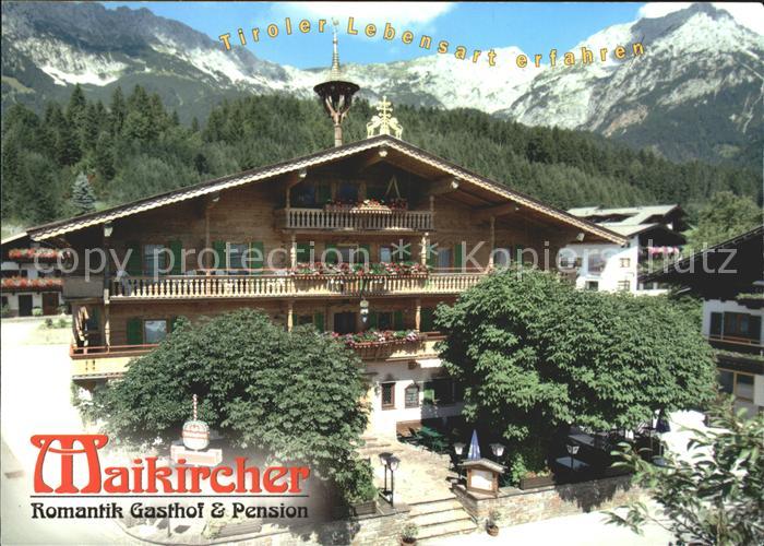 Scheffau Wilden Kaiser Maikircher Gasthof Pension