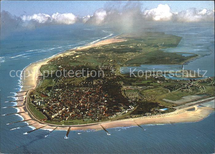 Norderney Nordseebad Insel Fliegeraufnahme