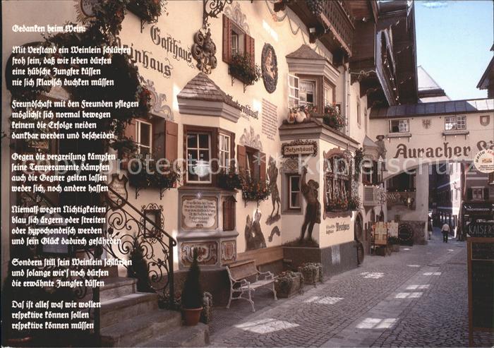 Kufstein Tirol Roemerhofgasse Batzerhaeusl Auracher Loechl