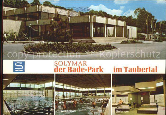 Bad Mergentheim Solymar Bade Park Taubertal