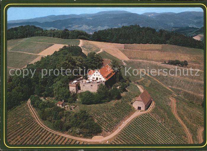 Durbach Schloss Staufenberg Fliegeraufnahme
