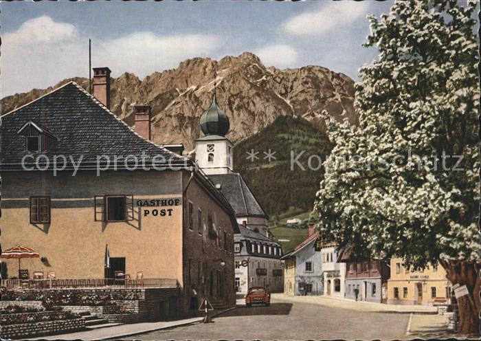 Groebming Steiermark Hauptplatz mit Kamm