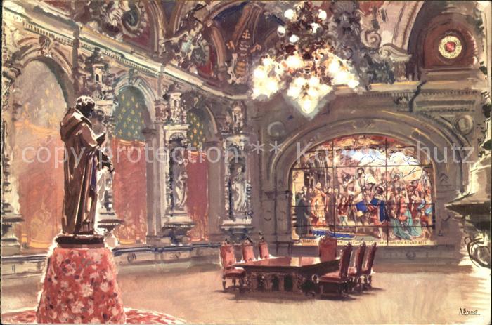 Fecamp La Benedictine Salle des Abbés Künstler