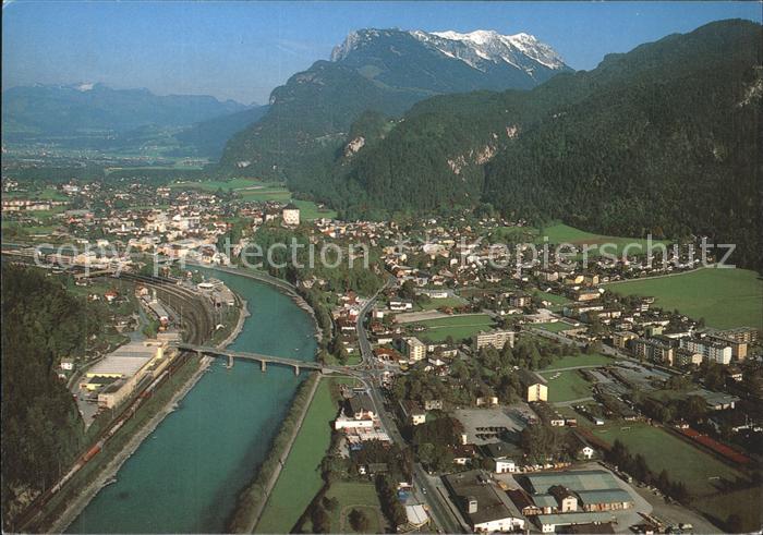Kufstein Tirol Fliegeraufnahme mit Zahmen Kaiser