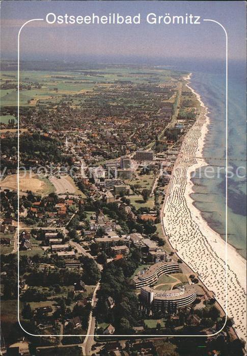 Groemitz Ostseebad Fliegeraufnahme Strand