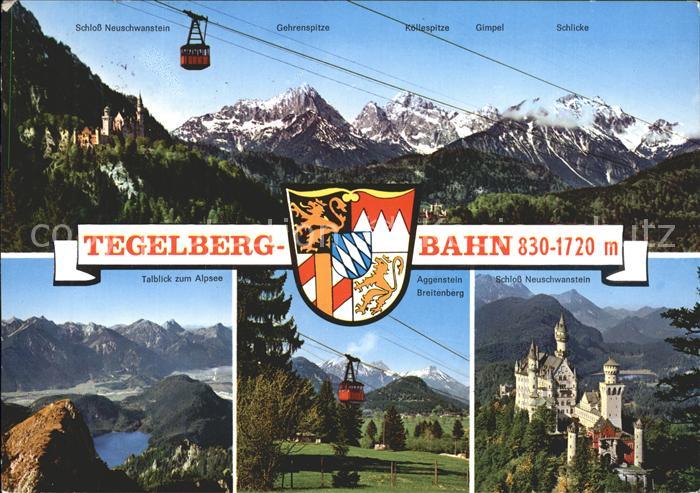 Fuessen Allgaeu Tegelbahn Schwangau Schloss