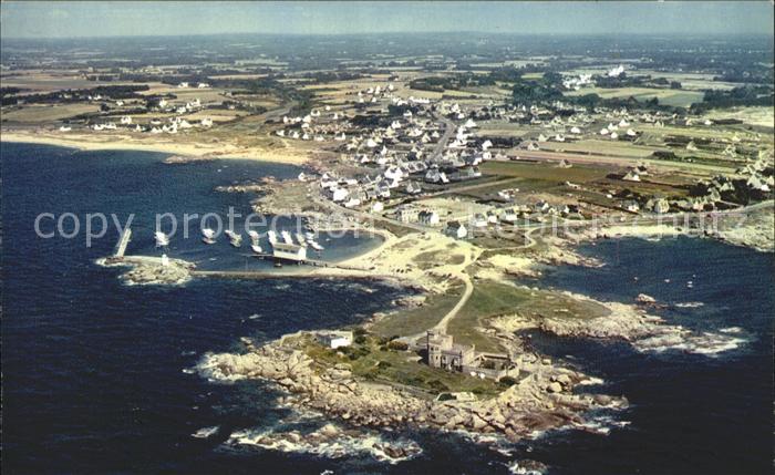 Tregunc Fliegeraufnahme Kueste