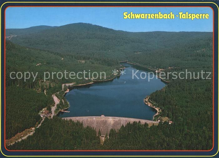 Forbach Baden Fliegeraufnahme Schwarzenbach-Talsperre