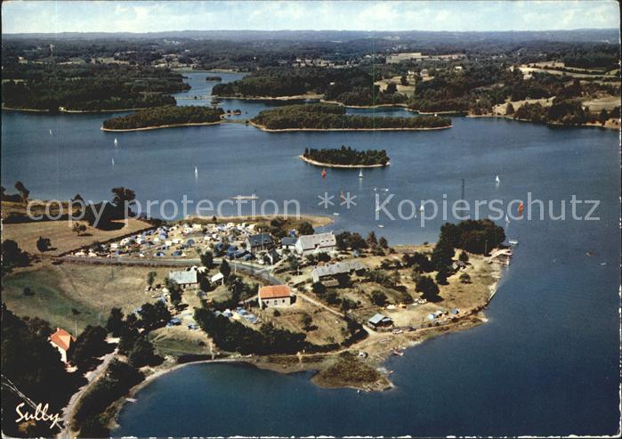 Correze Fliegeraufnahme Camping du T.C.F