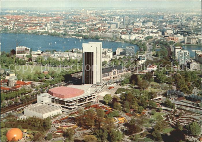 HAMBURG  CITY Blick vom Fernsehturm auf Congress Centrum