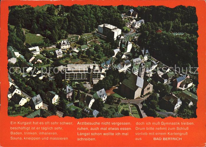 Bad Bertrich Fliegeraufnahme Kurort