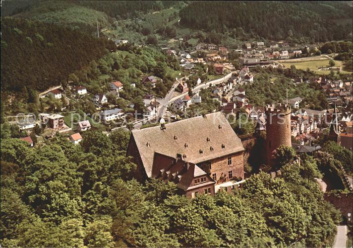 Gladenbach Lahn Hessen Fliegeraufnahme Schloss
