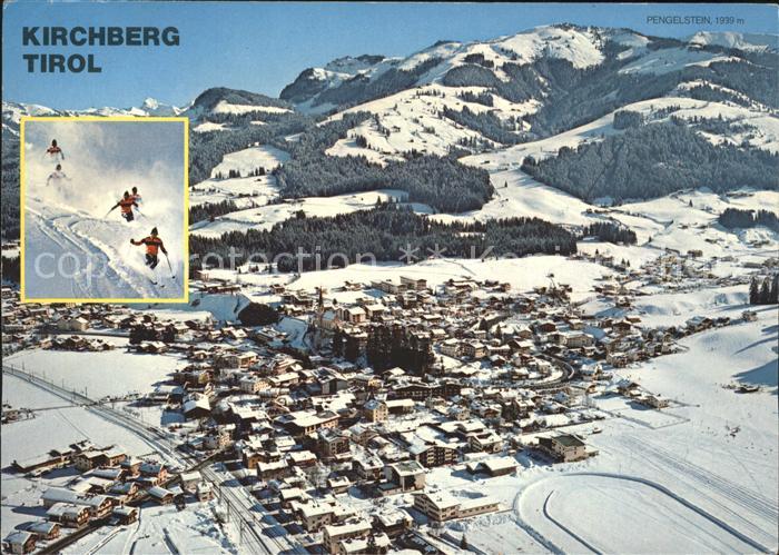 Kirchberg Tirol Skigebiet Fliegeraufnahme