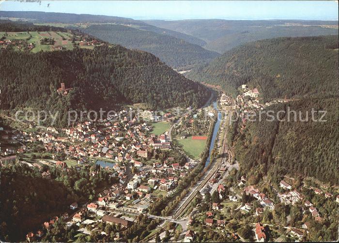 Bad Liebenzell Fliegeraufnahme Heilbad Nagoldtal