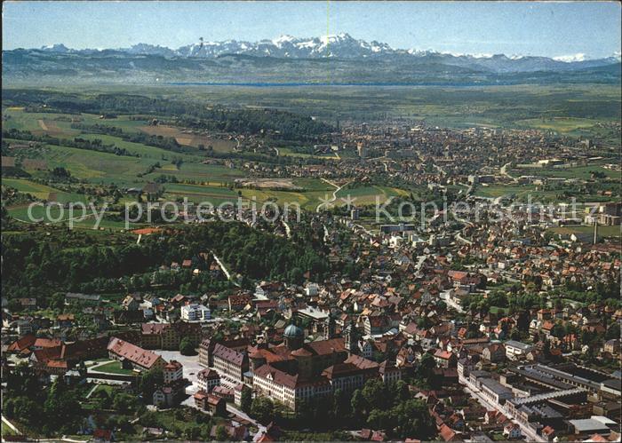 Weingarten Wuerttemberg Fliegeraufnahme Barockkirche