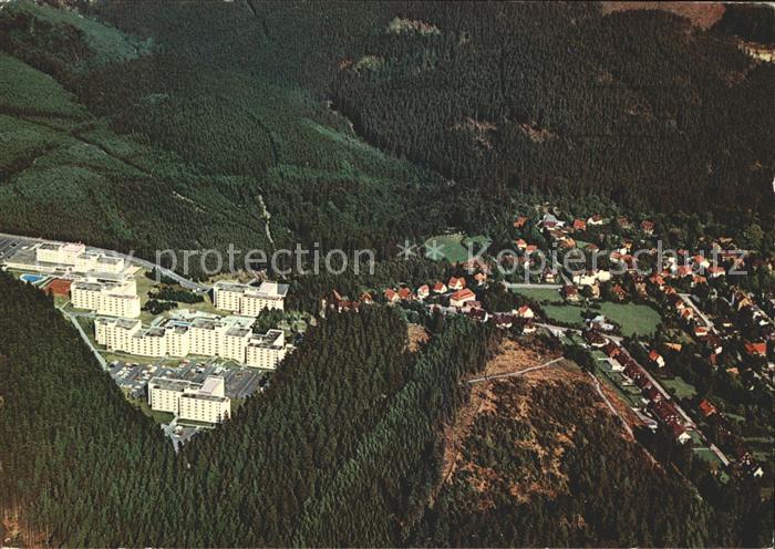 GOSLAR Harz Niedersachsen Fliegeraufnahme Hahnenklee 2 Ferienpark