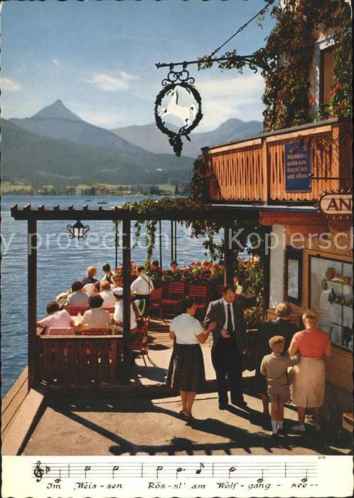 Wolfgangsee Restaurant Weisses Roessel