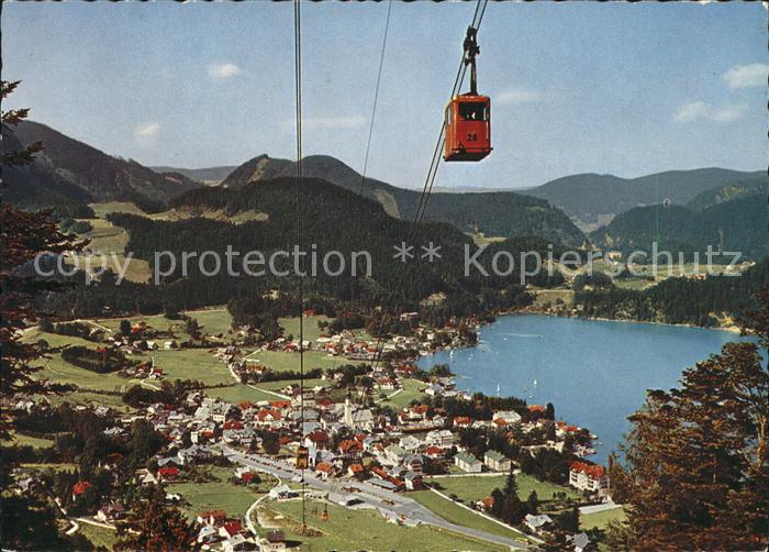 St Gilgen Salzkammergut mit Seilbahn zum Zwoelfer-Horn