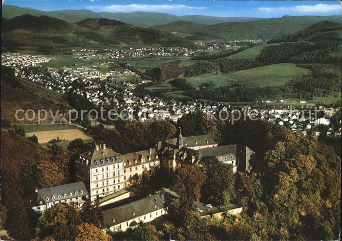 Laasphe BAD LAASPHE NRW Fliegeraufnahme Schloss Wittgenstein