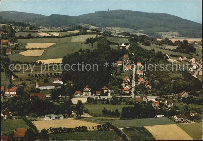 Berlebeck Fliegeraufnahme mit Teutoburger Wald