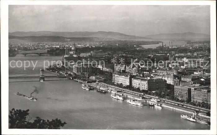 Budapest Szent Gellert Blick vom Blocksberg