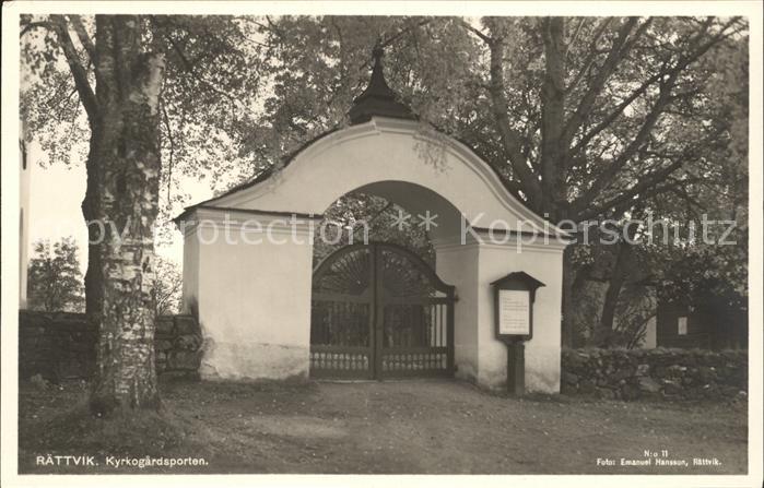 Raettvik Kyrkogardsporten