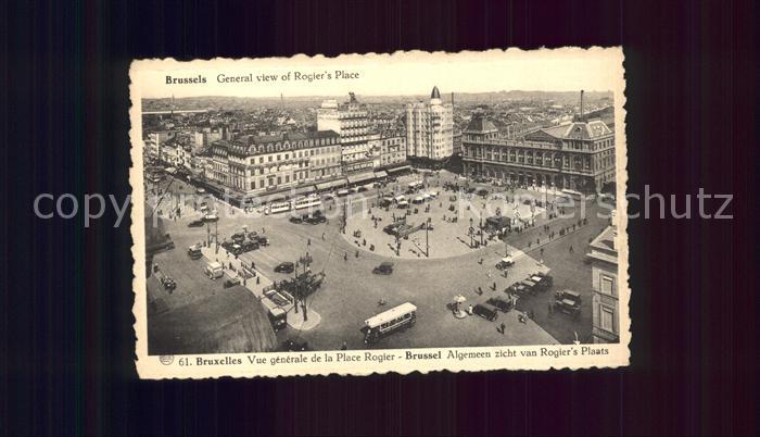 Bruxelles Bruessel Rogier Place Busse Strassenbahn
