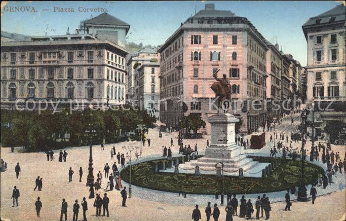 Genova Genua Liguria Piazza Corvetto