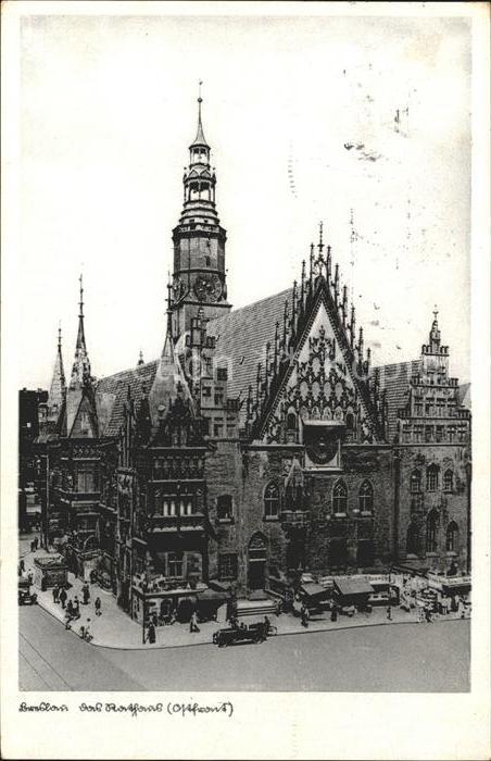 Breslau Niederschlesien Gebaeude