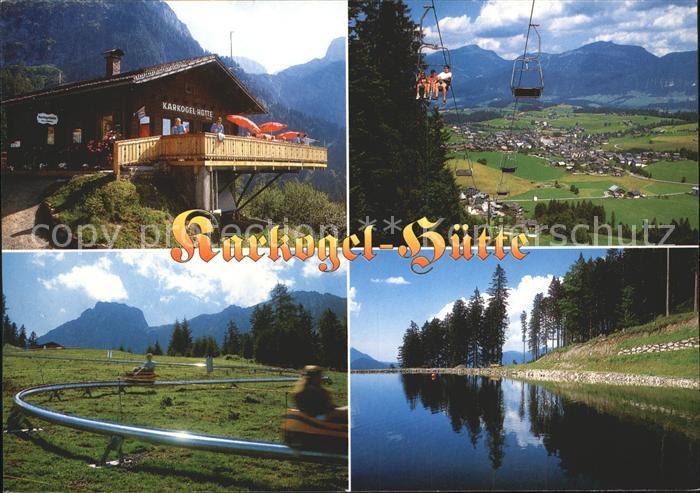 Abtenau Karkogel Huette Seilbahn Sommerschlittenbahn