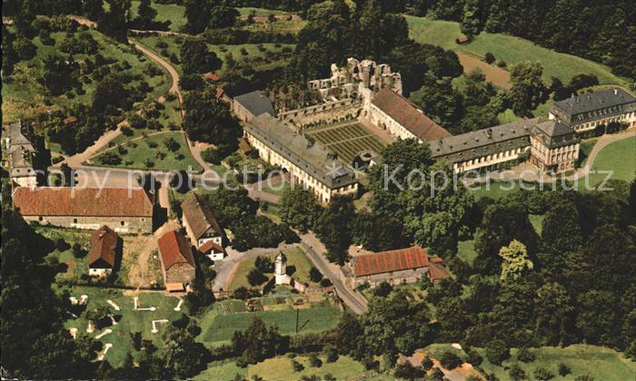 Arnsburg Hessen Kloster Fliegeraufnahme